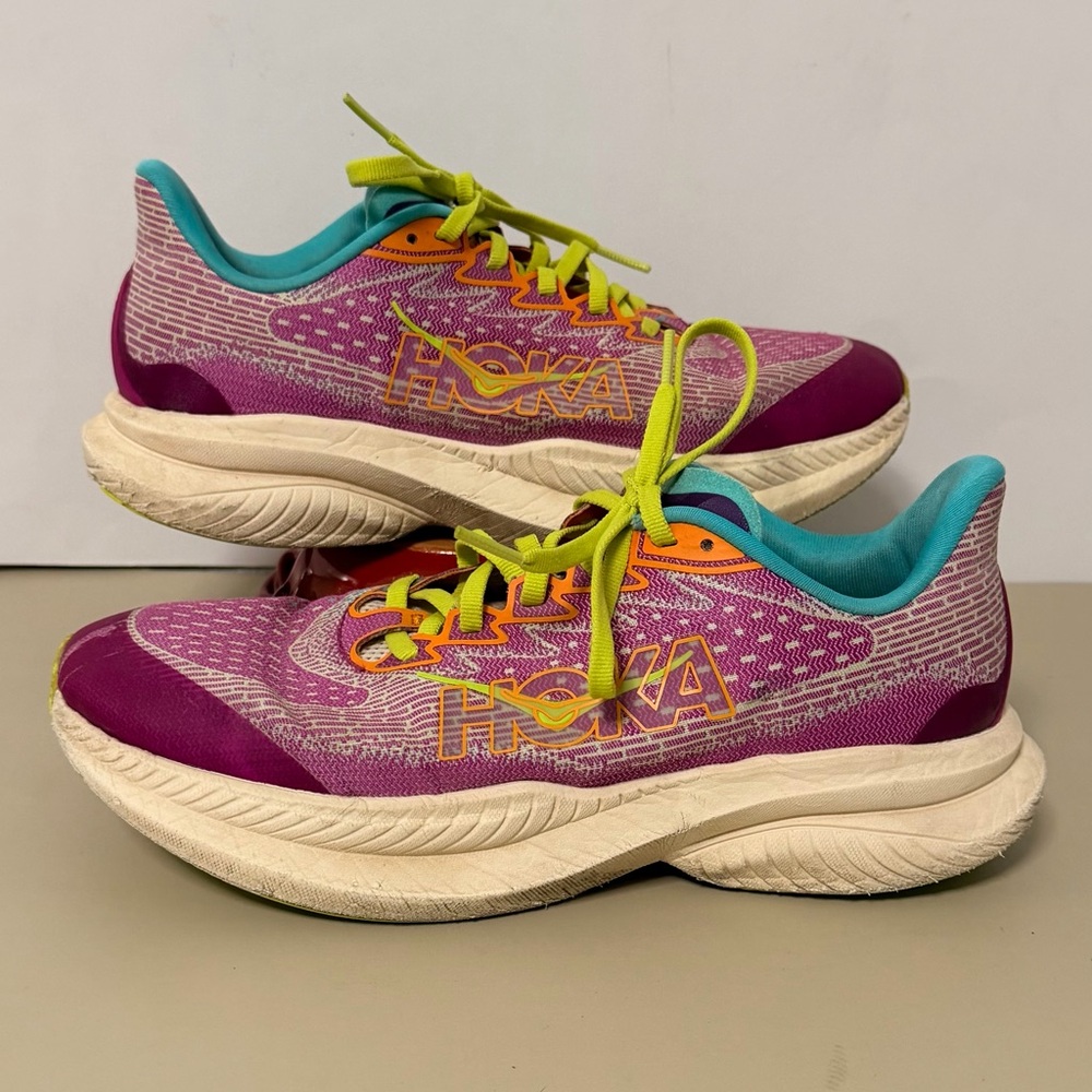 Hoka One One Women's Athletic Shoes in Purple and Teal